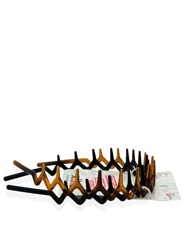 Scunci Effortless Beauty Headbands – 1-Inch Wide Fabric Headbands for Women, Brown, 2-Count - görsel 8