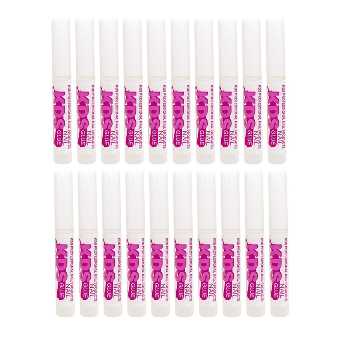 KDS Nail Glue 20 Pack – Strong Acrylic Adhesive for Press-On Nails & Repairs - görsel 1