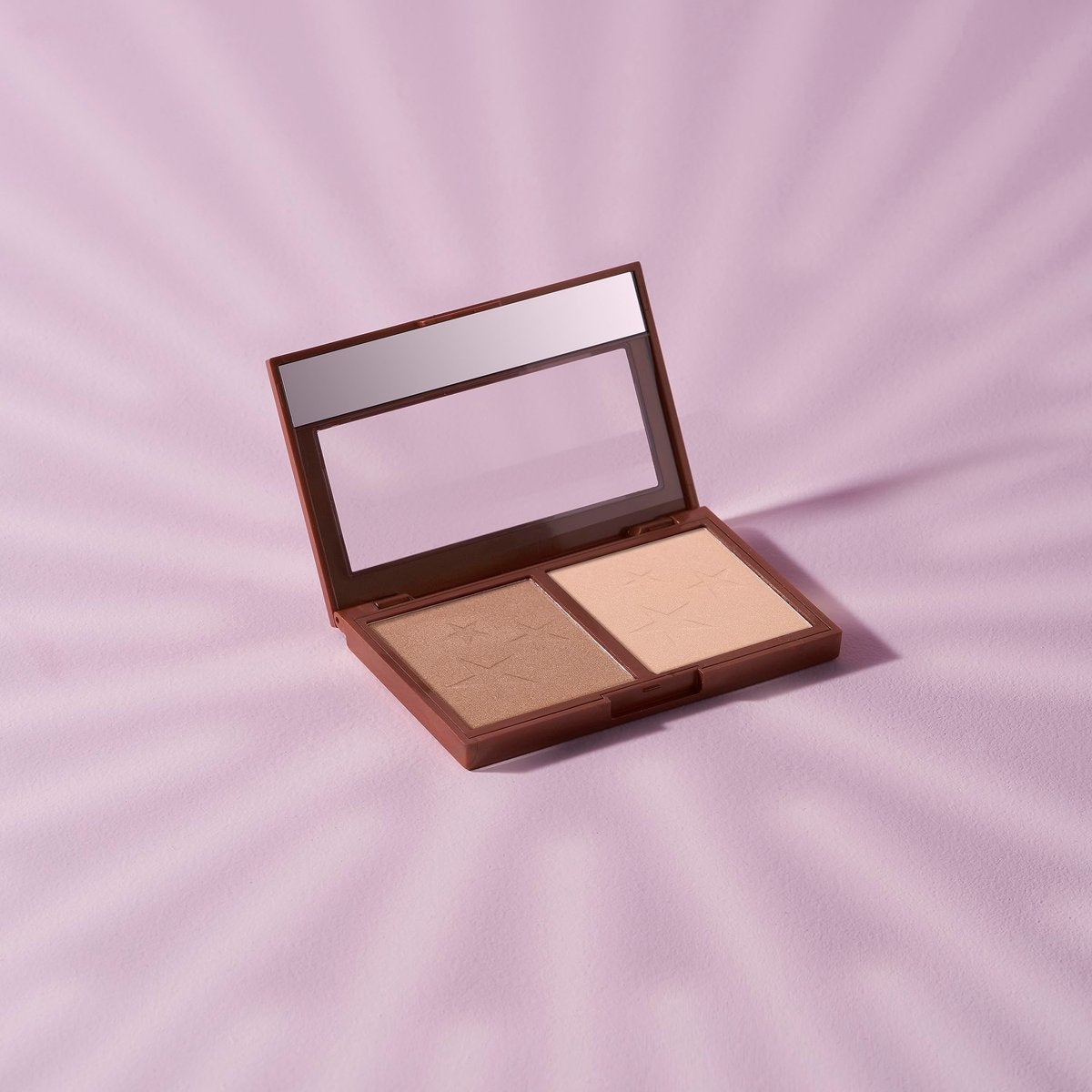 W7 Hollywood Bronze & Glow Pressed Powder Duo - Shimmer Bronzer & Highlighter for Contouring & Highlighting, Vegan - görsel 5