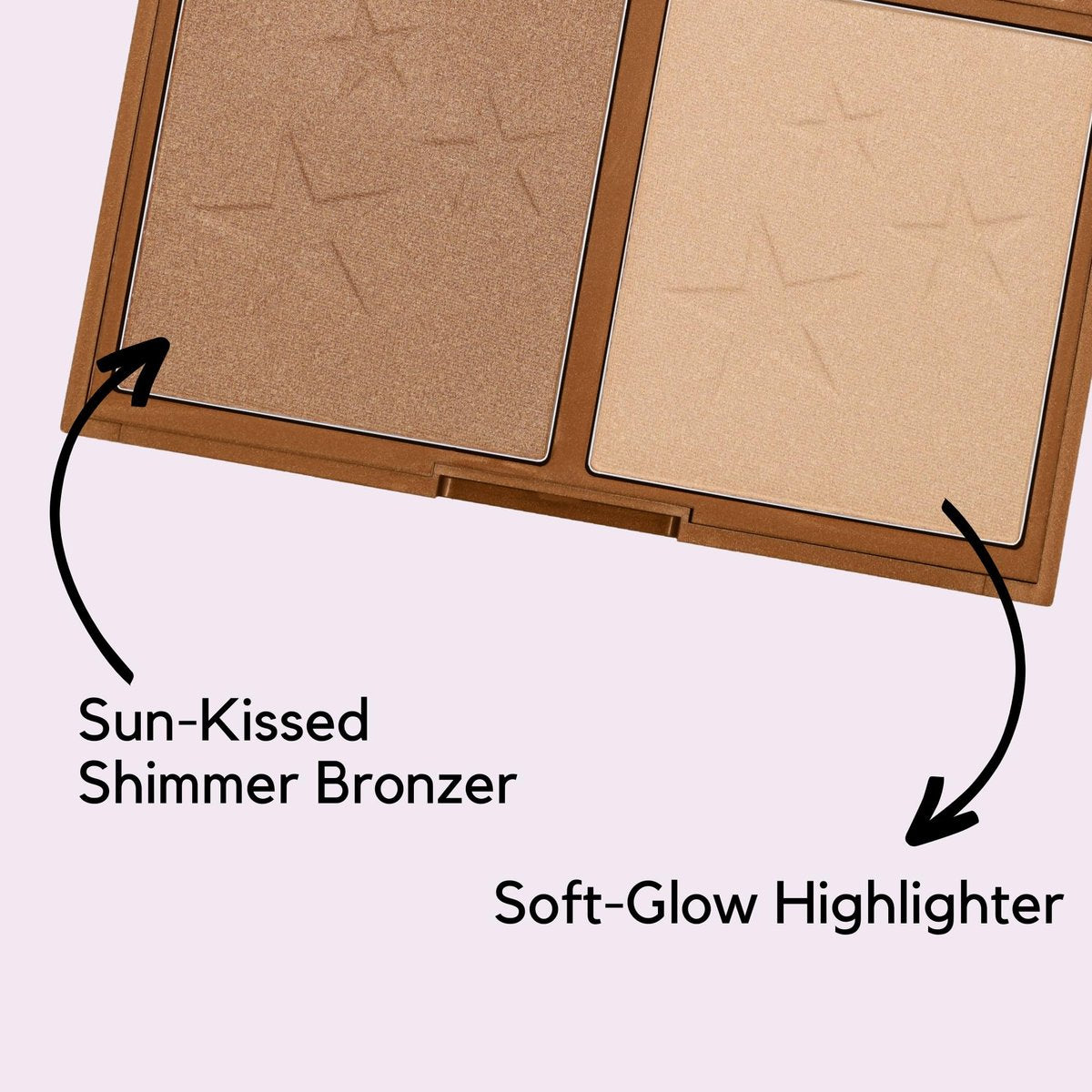 W7 Hollywood Bronze & Glow Pressed Powder Duo - Shimmer Bronzer & Highlighter for Contouring & Highlighting, Vegan - görsel 11