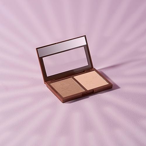 W7 Hollywood Bronze & Glow Pressed Powder Duo - Shimmer Bronzer & Highlighter for Contouring & Highlighting, Vegan - görsel 6