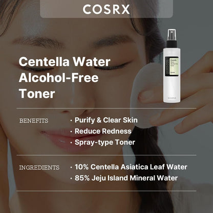 COSRX Alcohol-Free Cica Toner – Hydrating & Soothing Centella Asiatica Spray Toner for Sensitive Skin, 150ml