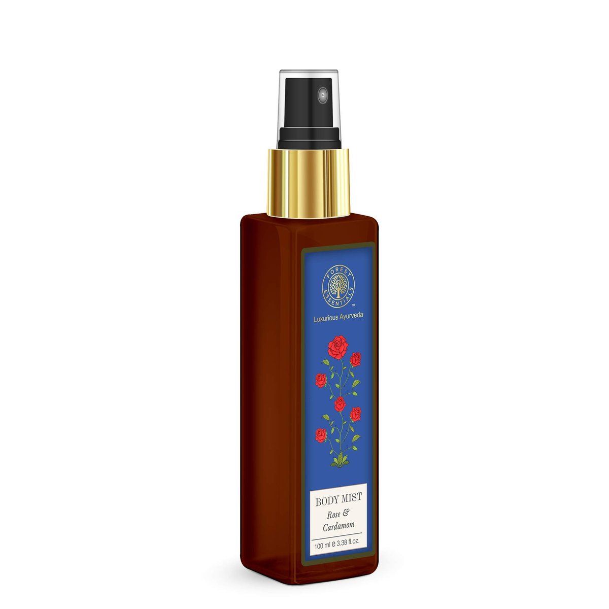 Forest Essentials Rose and Cardamom Body Mist - 100ml | Natural Fragrance Mist - görsel 3
