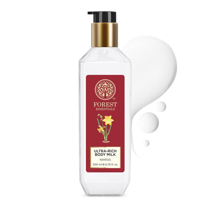 Forest Essentials Nargis Ultra Rich Body Lotion - 200ml | Intense Moisturization