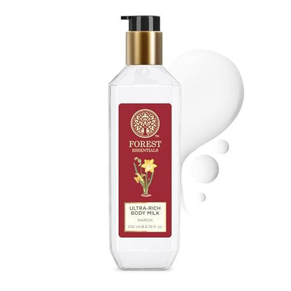 Forest Essentials Nargis Ultra Rich Body Lotion - 200ml | Intense Moisturization