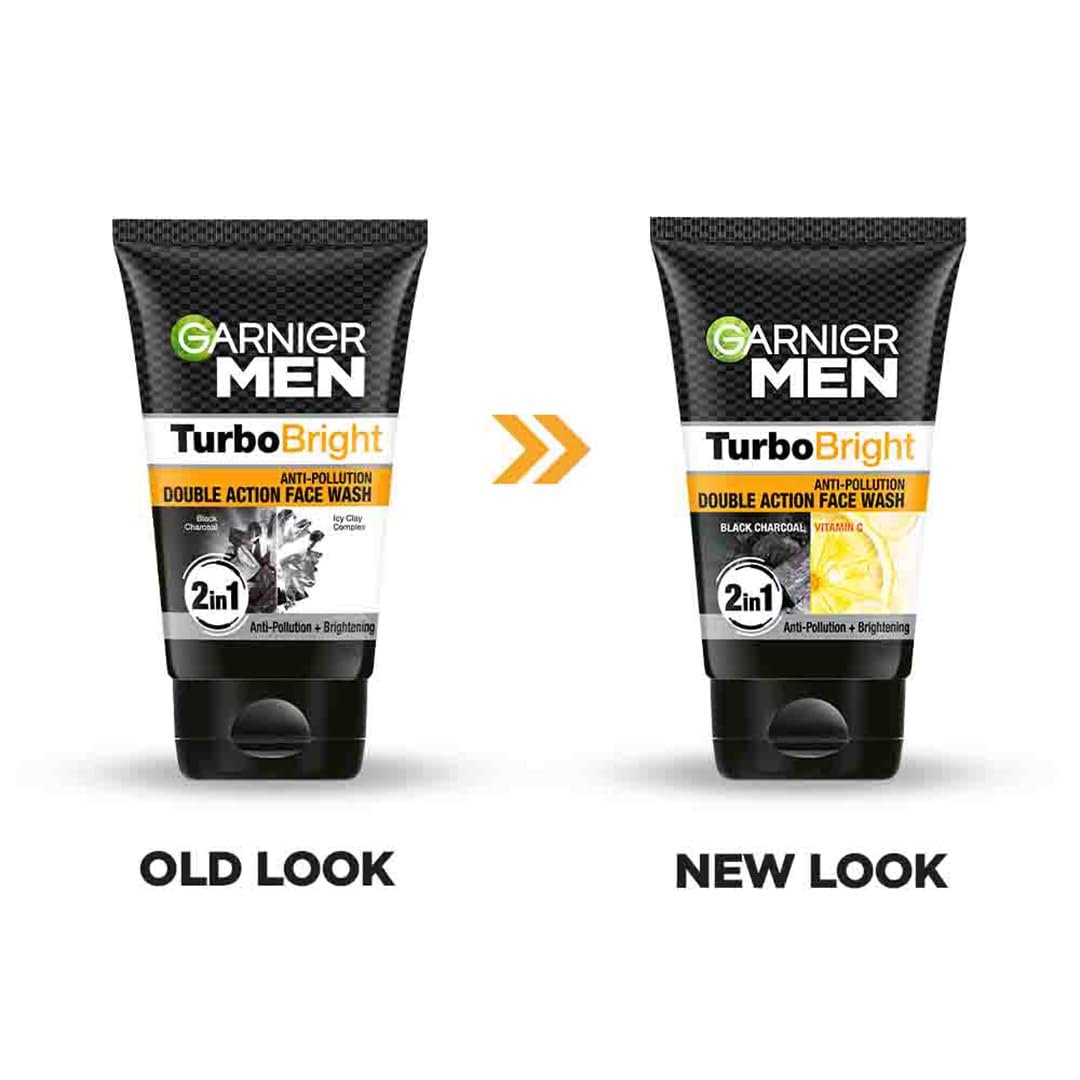 Garnier Men Power White Anti-Pollution Double Action Facewash, 100gm - görsel 3