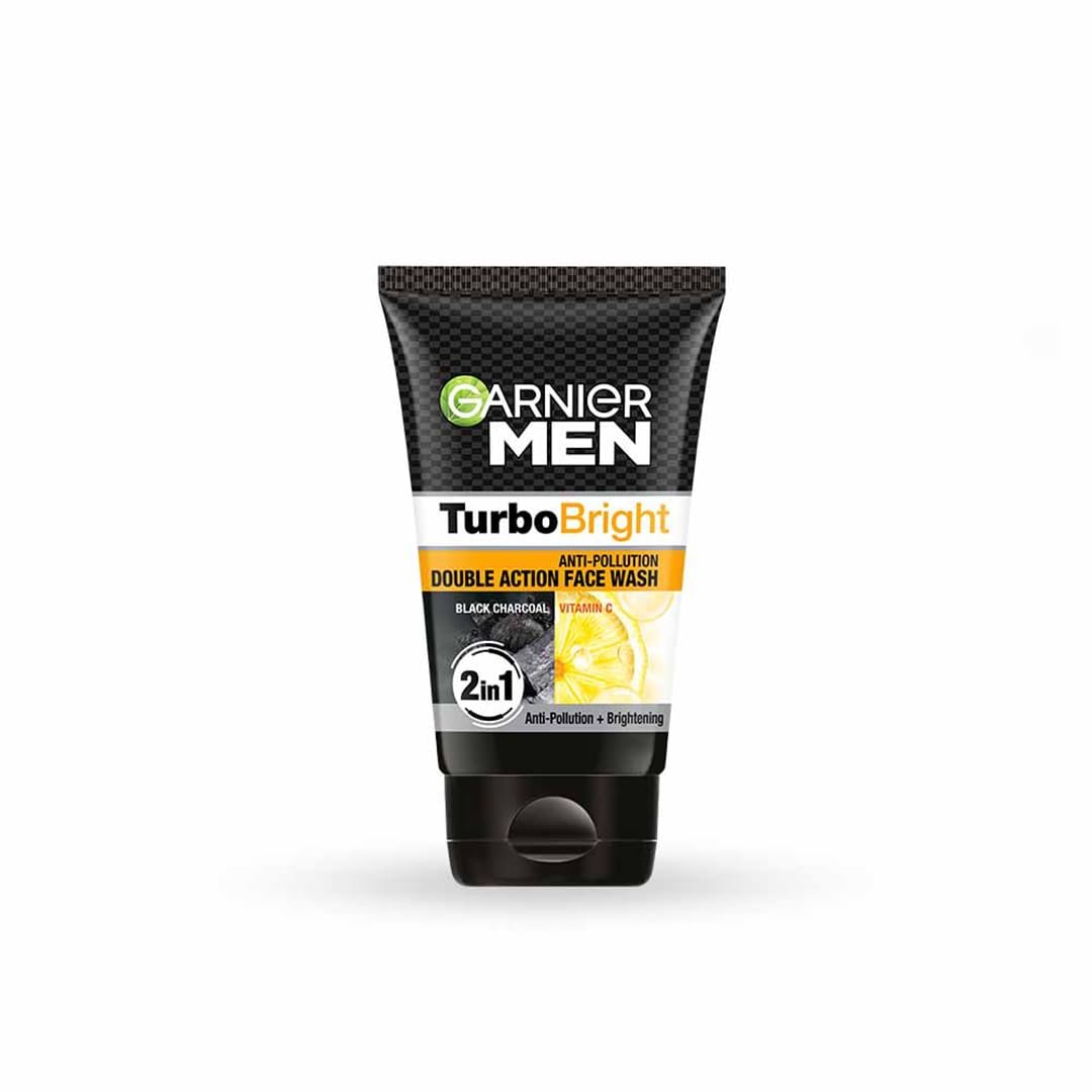 Garnier Men Power White Anti-Pollution Double Action Facewash, 100gm - görsel 1