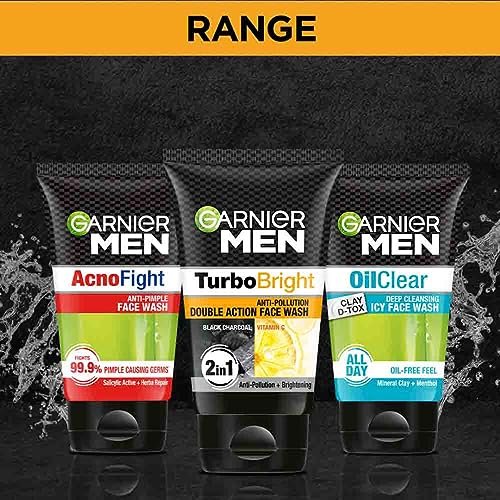 Garnier Men Power White Anti-Pollution Double Action Facewash, 100gm - görsel 16