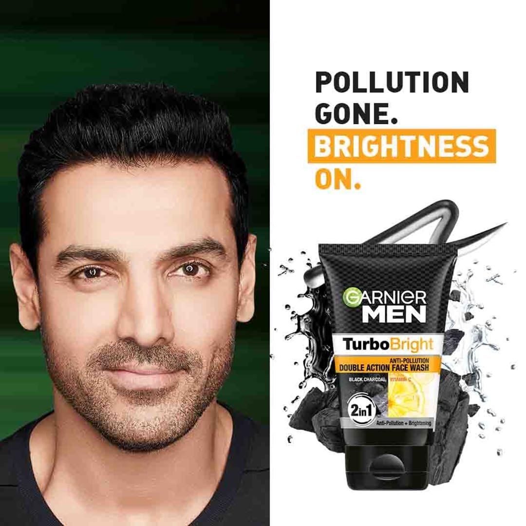Garnier Men Power White Anti-Pollution Double Action Facewash, 100gm - görsel 5