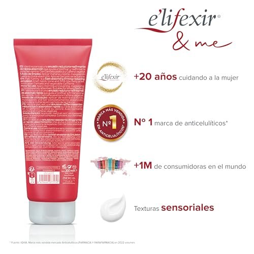 E'LIFEXIR Vientre Plano Emulsion - 6.76 fl oz Body Moisturizer for a Smoother Appearance - görsel 4