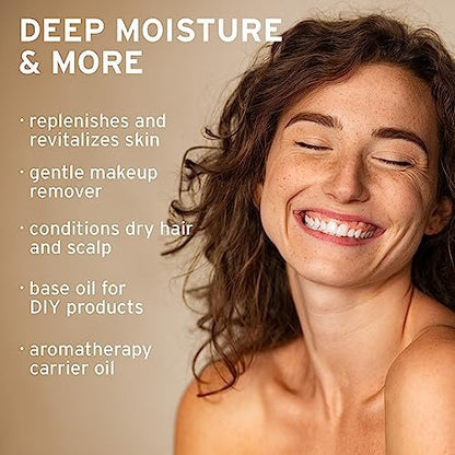 Life-Flo Fractionated Coconut Oil Spray - Lightweight Moisturizer for Skin, Hair & Nails, 8 oz Avelisse