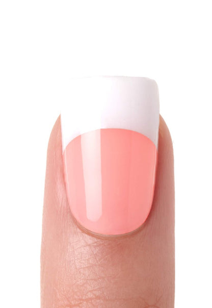Kiss Salon Acrylic French Kit Sure Thing Medium - 28 Piece White Acrylic Set