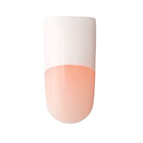 Kiss Salon Acrylic French Kit Back Talk Long - 28 Count White Acrylic Nails - görsel 8