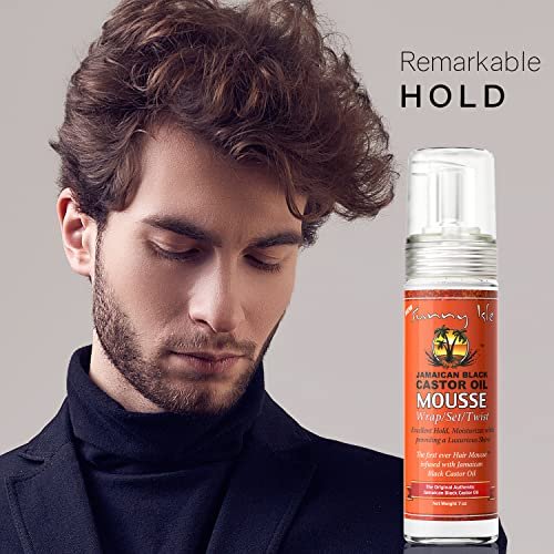 Sunny Isle Jamaican Black Castor Oil Mousse Wrap Set Twist 7oz | Excellent Hold, Luxurious Shine | Moisturizes with Frizz Control - görsel 6