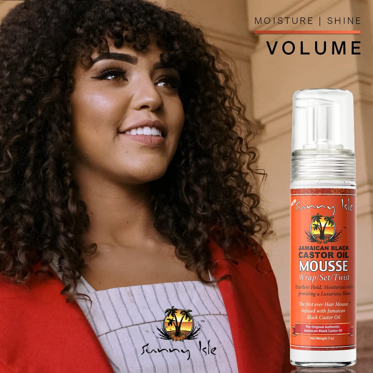 Sunny Isle Jamaican Black Castor Oil Mousse Wrap Set Twist 7oz | Excellent Hold, Luxurious Shine | Moisturizes with Frizz Control - görsel 9