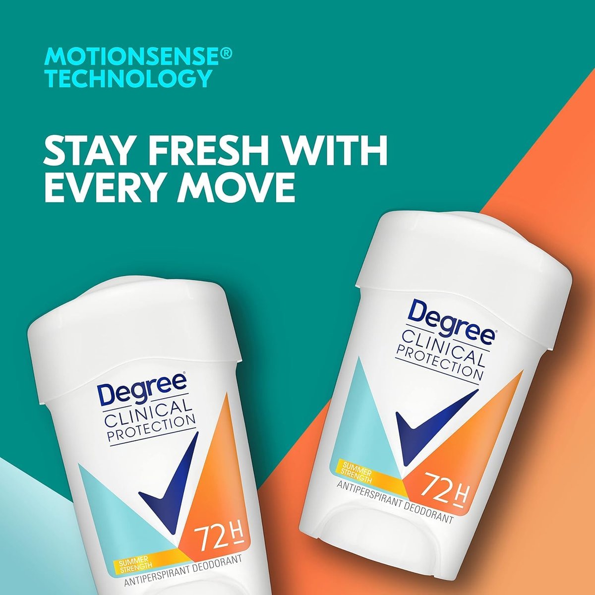 Degree Clinical Protection Deodorant for Women, Summer Rose Antiperspirant, Prescription Strength 96H Sweat & Odor Control, Soft Solid, 1.7 Oz (Pack of 4) Avelisse