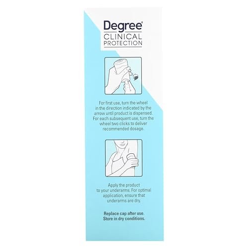 Degree Clinical Protection Deodorant for Women, Summer Rose Antiperspirant, Prescription Strength 96H Sweat & Odor Control, Soft Solid, 1.7 Oz (Pack of 4) Avelisse