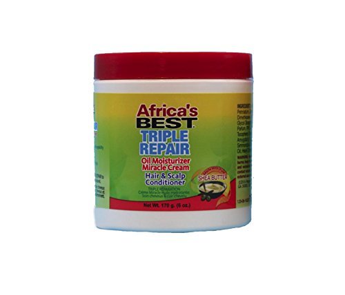 Africa's Best Triple Repair Oil Moisturizer Hair and Scalp Conditioner, 6 oz Avelisse