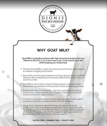 Dionis Goat Milk Lip Balm 3 Piece Set - Milk and Honey, Nourishing Lip Care Trio Avelisse