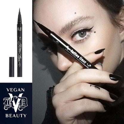 Kat Von D Tattoo Liner Trooper Mini - Precision Black Liquid Eyeliner (0.007 oz) Avelisse