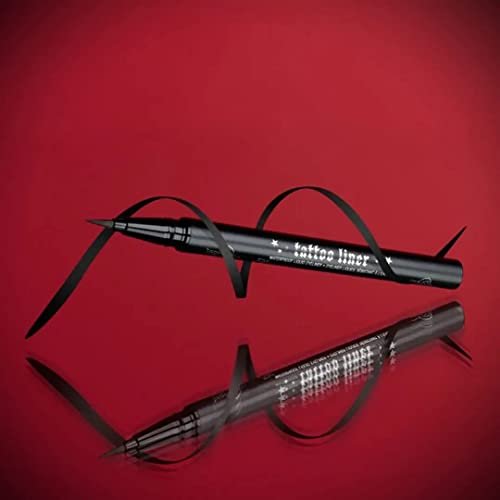 Kat Von D Tattoo Liner Trooper Mini - Precision Black Liquid Eyeliner (0.007 oz) Avelisse