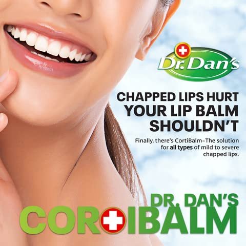 Dr. Dan's Cortibalm - 3 Pack Healing Lip Balm for Severely Chapped Lips - Hydrocortisone Lip Balm for Dry, Cracked Lips - Men, Women & Children - görsel 7