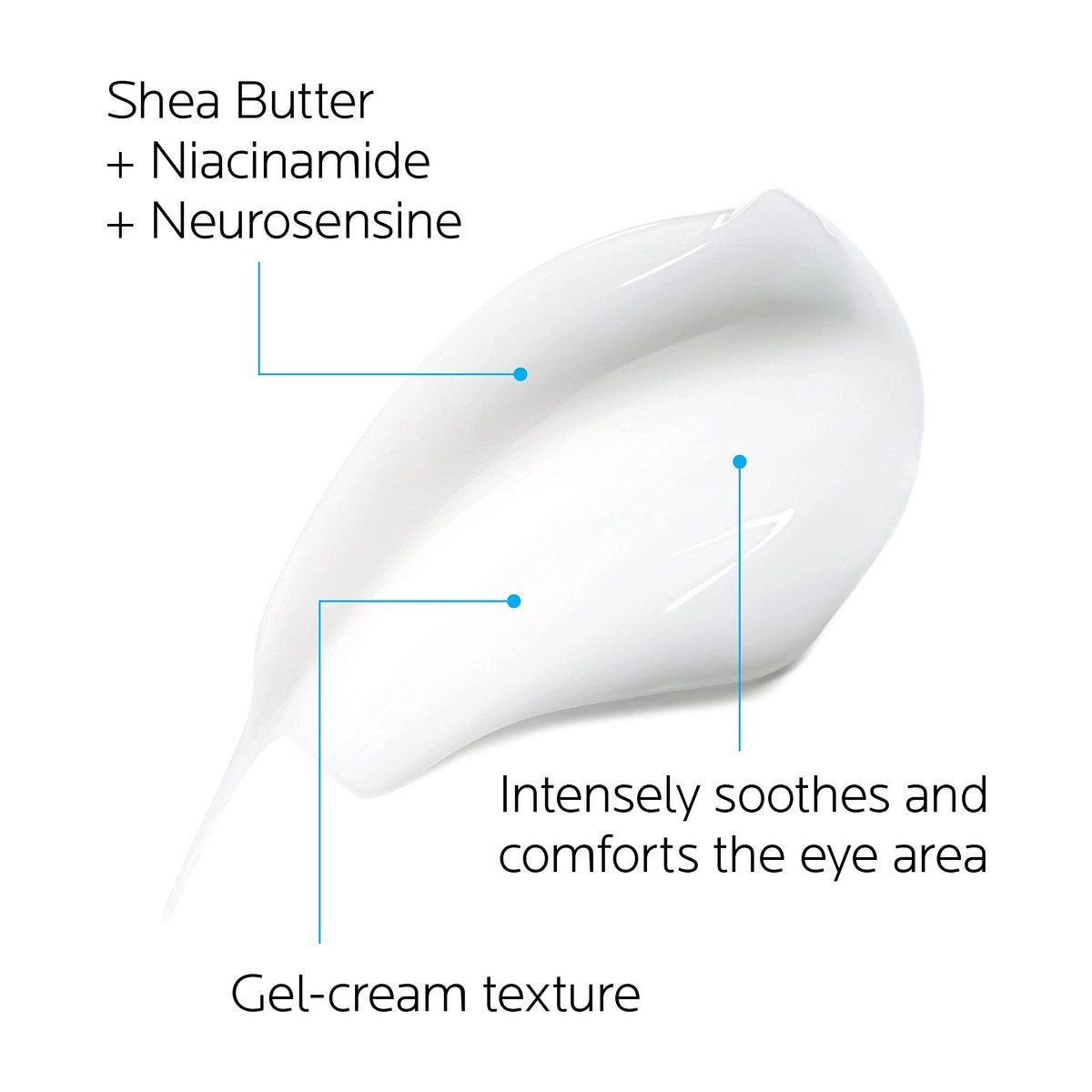 La Roche-Posay Toleriane Dermallergo Eye Cream - Soothing Repair Moisturizer for Sensitive Eyes, Fragrance Free, Allergy Tested (0.68 Fl Oz) Avelisse