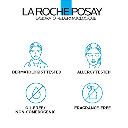 La Roche-Posay Toleriane Dermallergo Eye Cream - Soothing Repair Moisturizer for Sensitive Eyes, Fragrance Free, Allergy Tested (0.68 Fl Oz) Avelisse