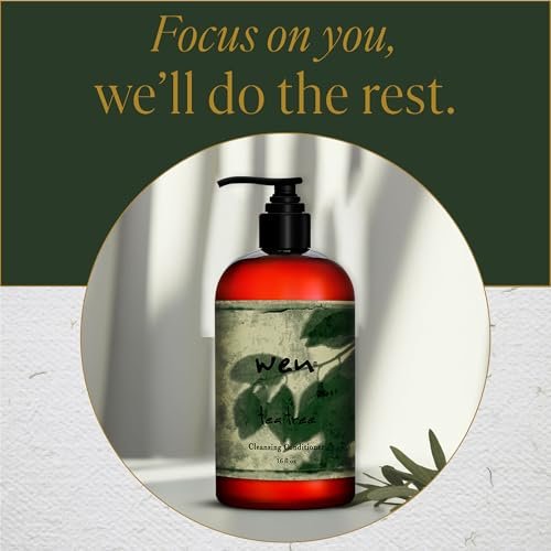 WEN by Chaz Dean Cleansing Conditioner - Tea Tree, 16 oz - Sulfate-Free Co-Wash for Fine or Curly Hair Avelisse