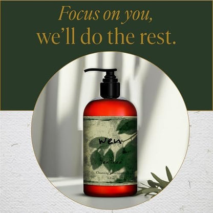WEN by Chaz Dean Cleansing Conditioner - Tea Tree, 16 oz - Sulfate-Free Co-Wash for Fine or Curly Hair Avelisse