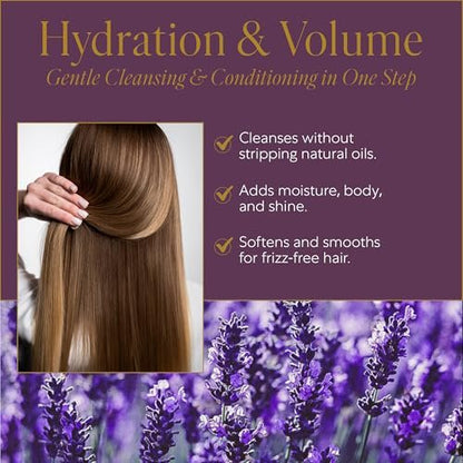 WEN by Chaz Dean Lavender Cleansing Conditioner, 16 fl oz - Gentle Daily Hair Cleanser & Conditioner Avelisse