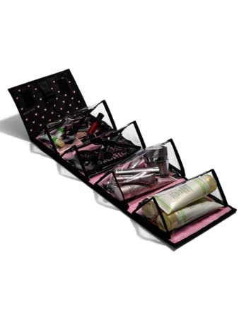 Mary Kay Travel Roll-Up Bag - Red Polyester Cosmetic Organizer Avelisse