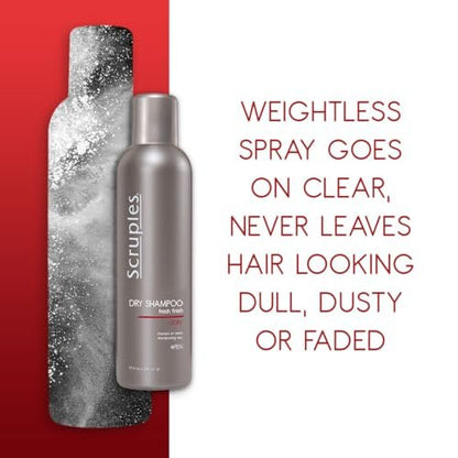 Scruples Fresh Finish Dry Shampoo - 7.5 oz - Oil-Free Volumizing Hair Powder for Quick Refreshing