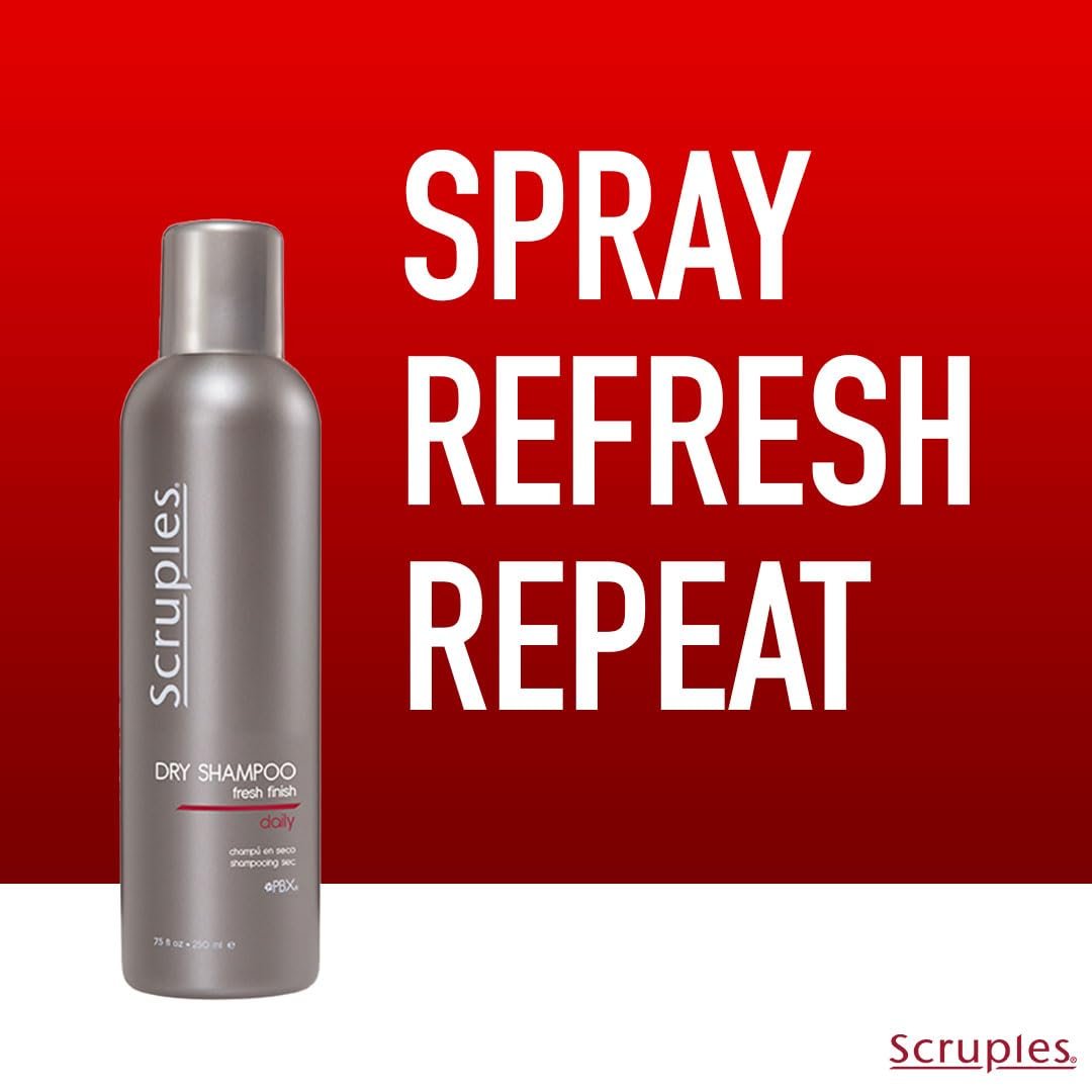 Scruples Fresh Finish Dry Shampoo - 7.5 oz - Oil-Free Volumizing Hair Powder for Quick Refreshing - görsel 9