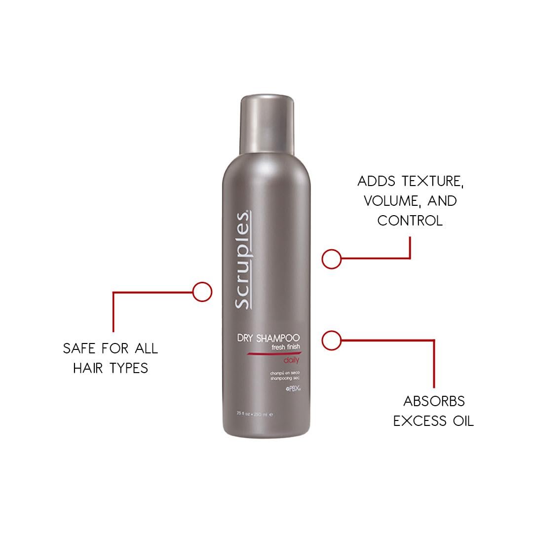 Scruples Fresh Finish Dry Shampoo - 7.5 oz - Oil-Free Volumizing Hair Powder for Quick Refreshing - görsel 5