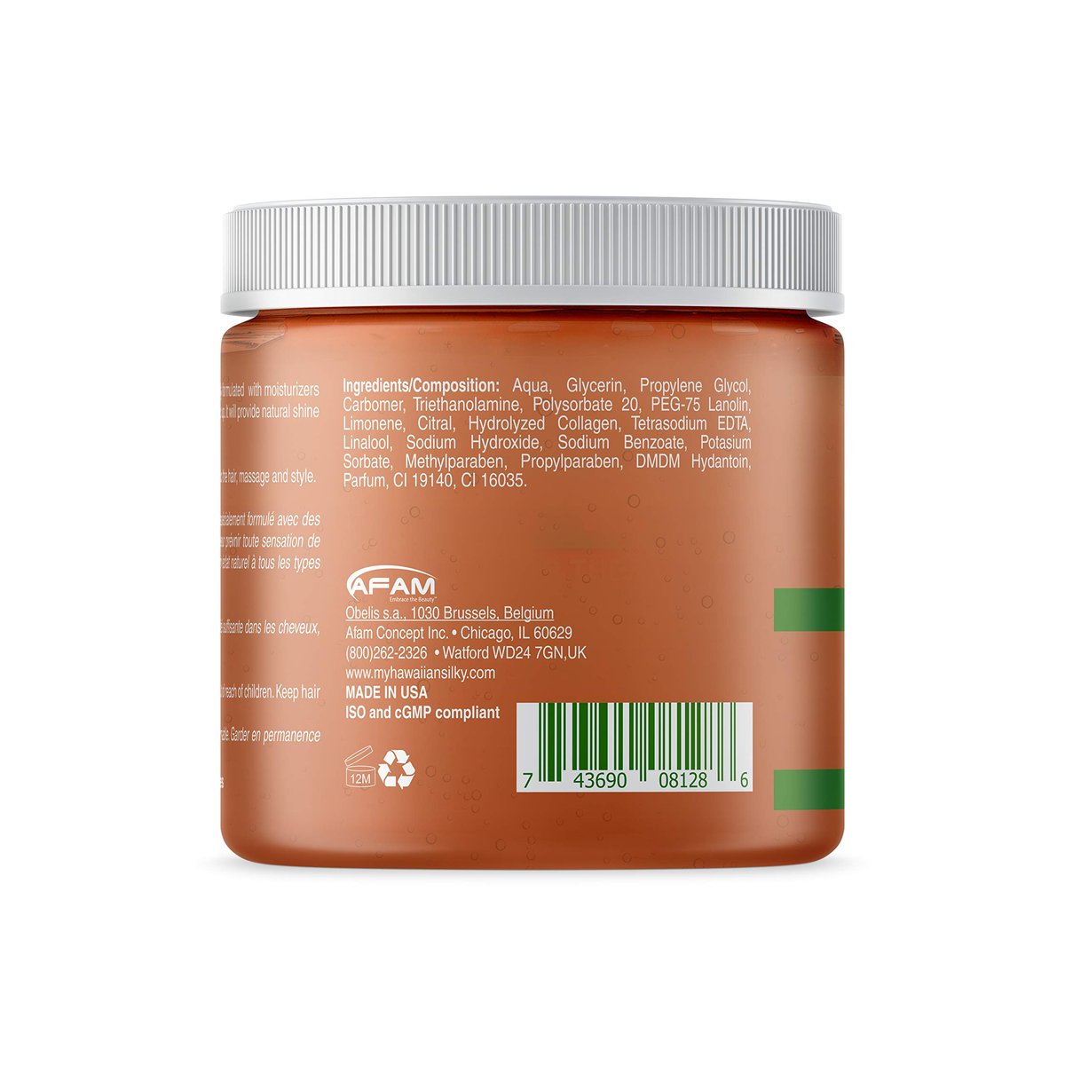 Hawaiian Silky Texturizing Gel Activator - 16 fl oz - Moisturizing Styling Gel for Dry & Damaged Hair with Natural Protein Extracts Avelisse
