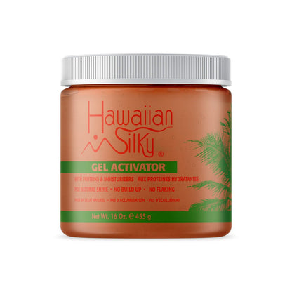 Hawaiian Silky Texturizing Gel Activator - 16 fl oz - Moisturizing Styling Gel for Dry & Damaged Hair with Natural Protein Extracts Avelisse