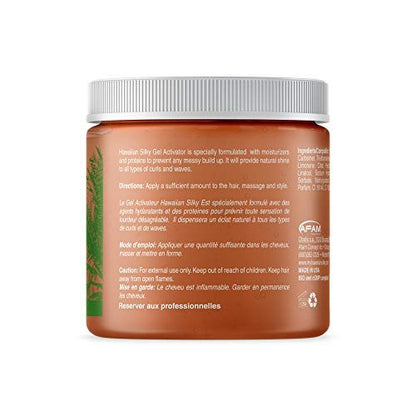Hawaiian Silky Texturizing Gel Activator - 16 fl oz - Moisturizing Styling Gel for Dry & Damaged Hair with Natural Protein Extracts Avelisse