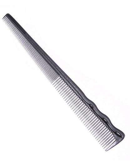 Y.S. Park YS-254 Super Tapered Barber Comb – Professional Carbon Comb for Precision Styling, Black