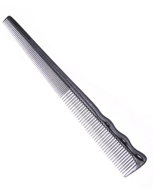 Y.S. Park YS-254 Super Tapered Barber Comb – Professional Carbon Comb for Precision Styling, Black