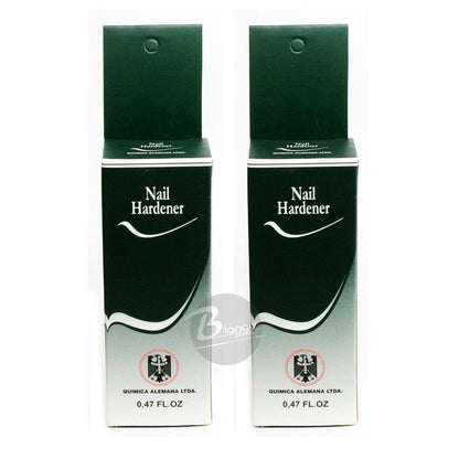 Química Alemana Nail Hardener – 0.47 Fl Oz (Pack of 2) – Strengthen Weak, Brittle Nails