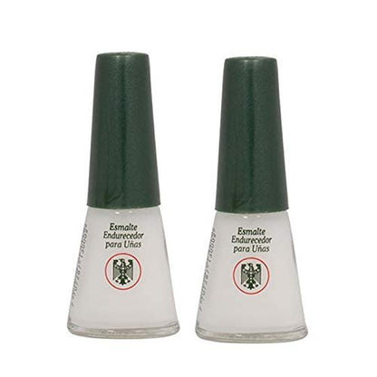 Química Alemana Nail Hardener – 0.47 Fl Oz (Pack of 2) – Strengthen Weak, Brittle Nails