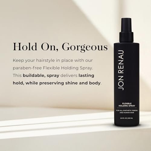 Jon Renau Flexible Holding Spray - Buildable Hold for Wigs, Paraben & Sulfate Free, 8.5 oz Avelisse