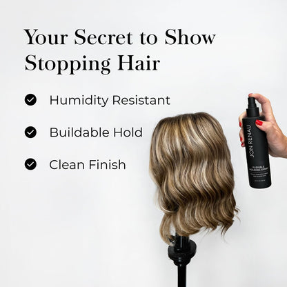 Jon Renau Flexible Holding Spray - Buildable Hold for Wigs, Paraben & Sulfate Free, 8.5 oz Avelisse