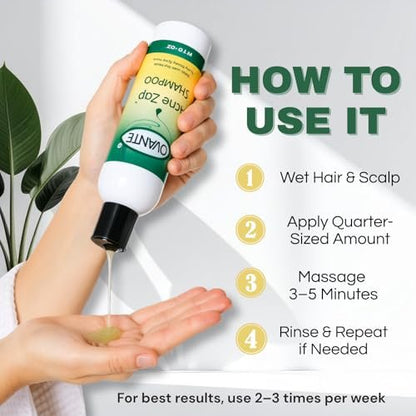 Acne Zap Shampoo for Scalp Acne – Clear Scalp from Zits and Pimples, 6 oz Avelisse
