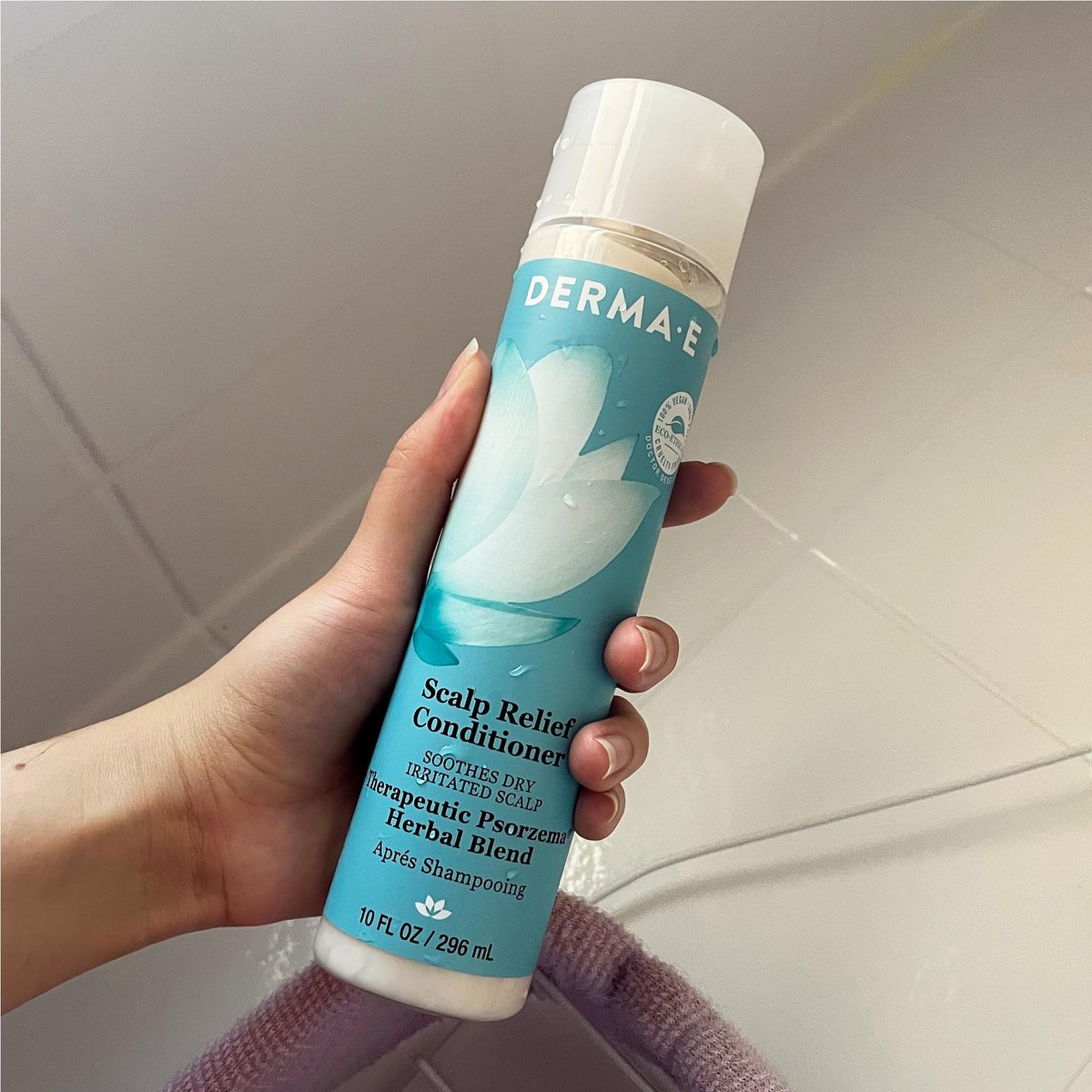 Derma E Scalp Relief Conditioner with Psorzema Herbal Blend – Natural Dandruff Conditioner for Itchy Scalp, 10 Fl Oz - görsel 13