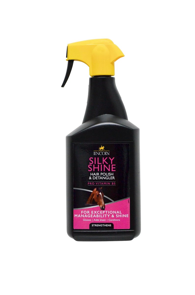 Lincoln Silky Shine Hair Polish Detangler 1 LTR - Professional Detangling Spray for All Hair Types - görsel 1