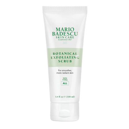 Mario Badescu Botanical Exfoliating Scrub – Gentle Face Scrub with Ivory Palm Seeds & Green Tea Extract for All Skin Types, 3.4 Fl Oz Avelisse