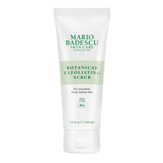 Mario Badescu Botanical Exfoliating Scrub – Gentle Face Scrub with Ivory Palm Seeds & Green Tea Extract for All Skin Types, 3.4 Fl Oz Avelisse