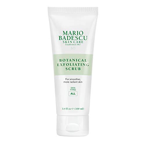 Mario Badescu Botanical Exfoliating Scrub – Gentle Face Scrub with Ivory Palm Seeds & Green Tea Extract for All Skin Types, 3.4 Fl Oz Avelisse